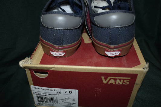 SHOES VANS SIZE 7 MENS PRO CHIMA FERGUSON NAVY