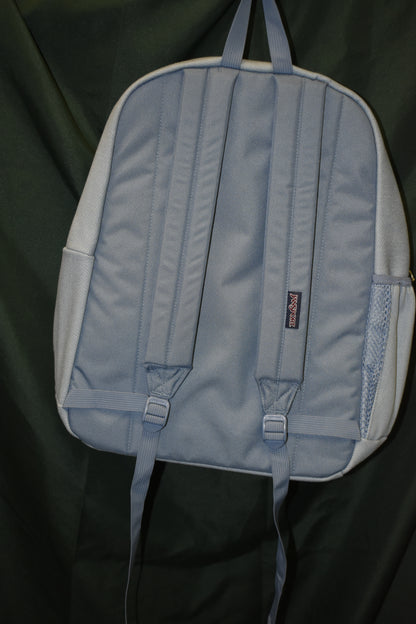 BACKPACK JANSPORT CROSS TOWN PLUS REMIX 17" WITH 15" LAPTOP SLEEVE LIGHT DENIM