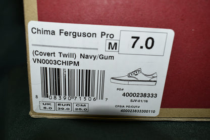 SHOES VANS SIZE 7 MENS PRO CHIMA FERGUSON NAVY