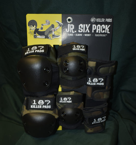 187 KILLER PADS 6 PACK JUNIOR CAMO