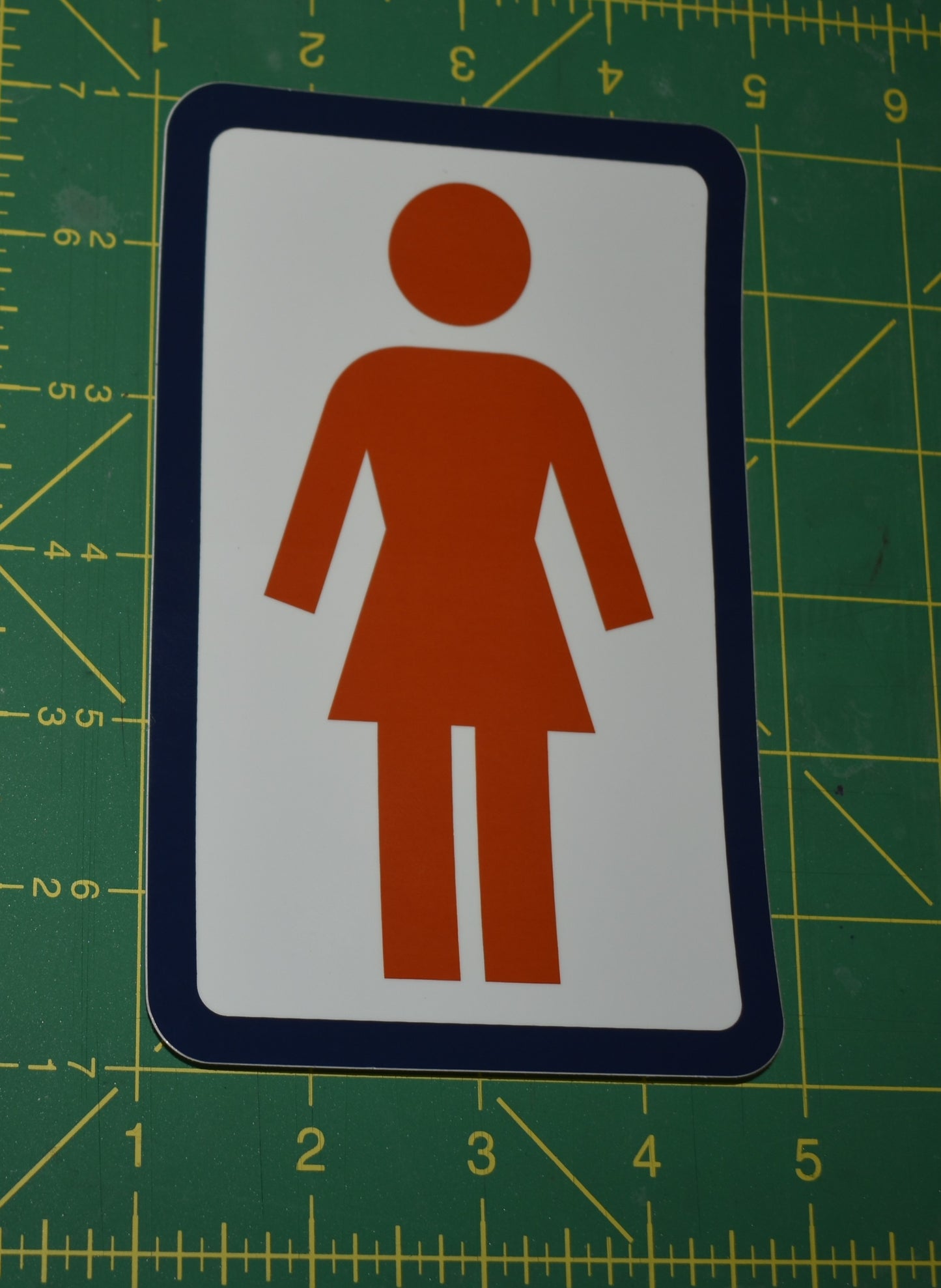STICKER 6" GIRL OG LOGO