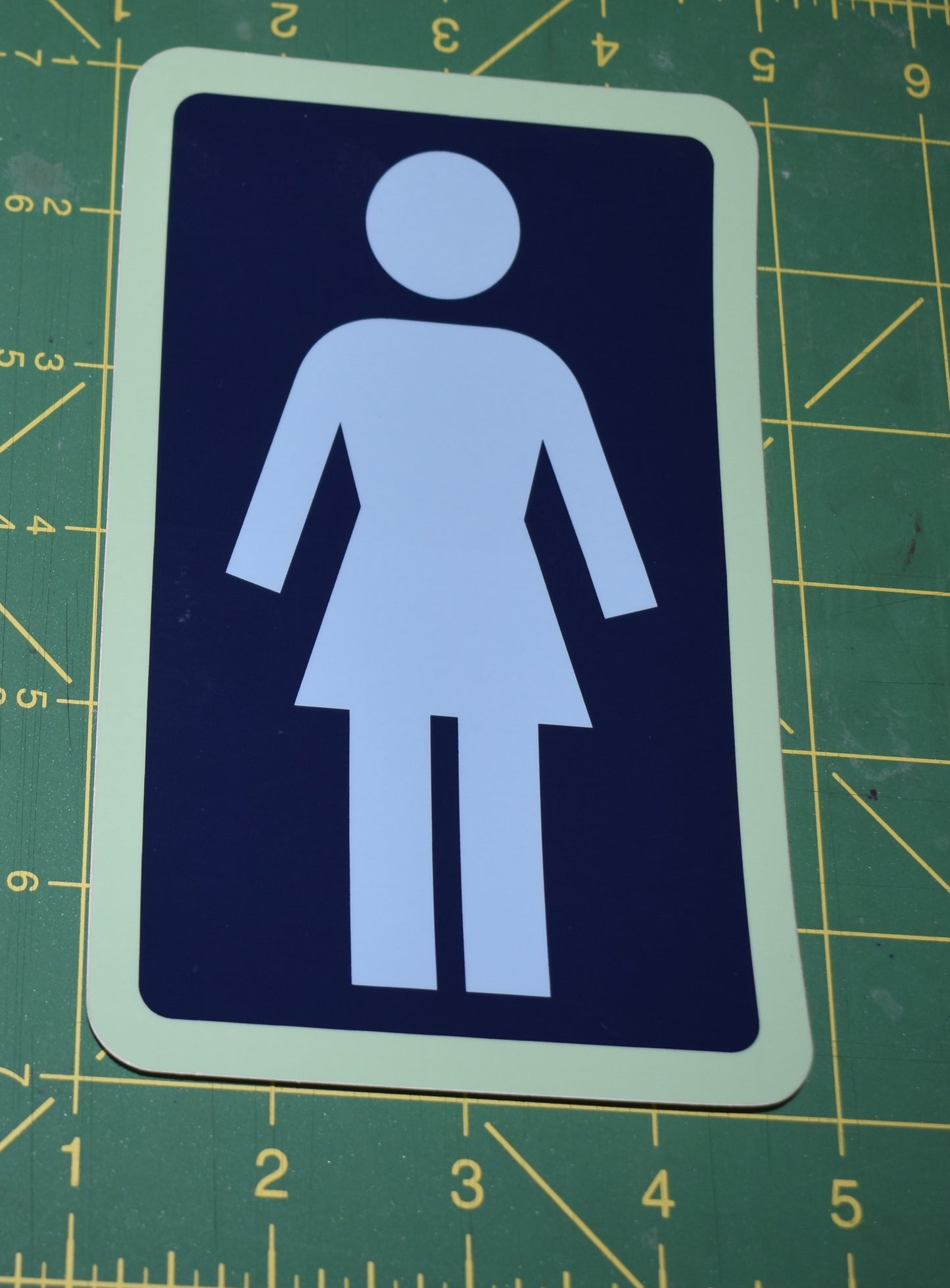 STICKER 6" GIRL OG LOGO