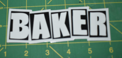 STICKER 5" BAKER BRAND LOGO