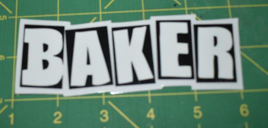 STICKER 5" BAKER BRAND LOGO