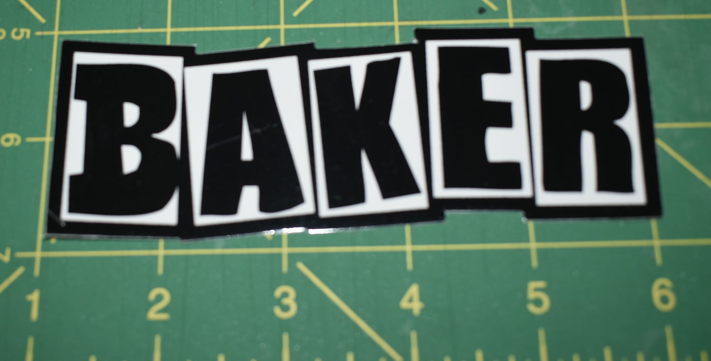 STICKER 5" BAKER BRAND LOGO