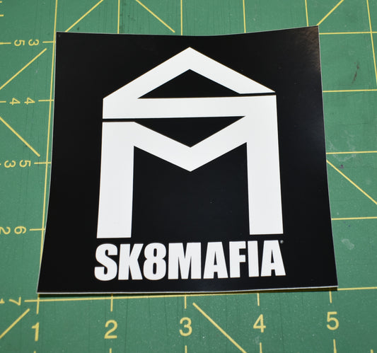STICKER 4" SKATE MAFIA HOUSE