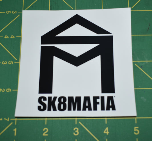 STICKER 4" SKATE MAFIA HOUSE