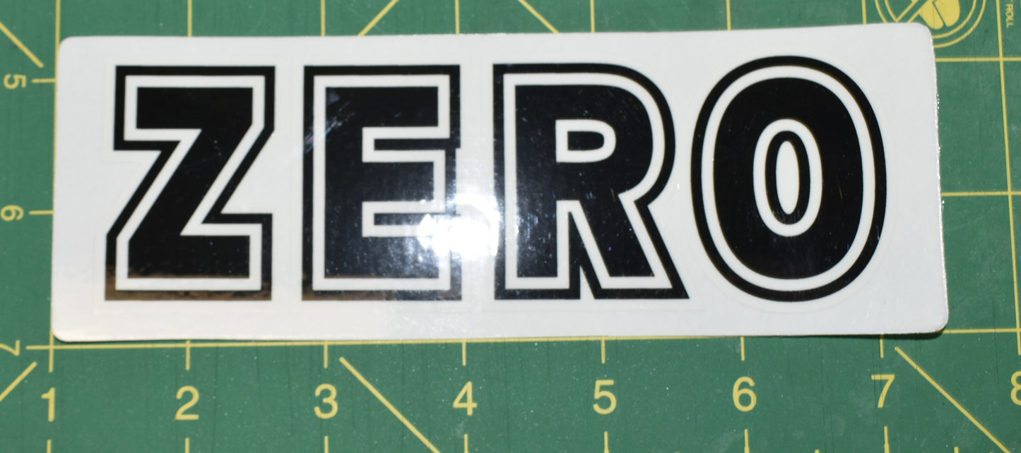 STICKER ZERO BOLD STICKER