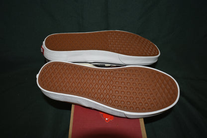 SHOES VANS SIZE MENS 8 WOMENS 9.5 CLASSIC SLIP-ON WHITE/BLACK CHECKER