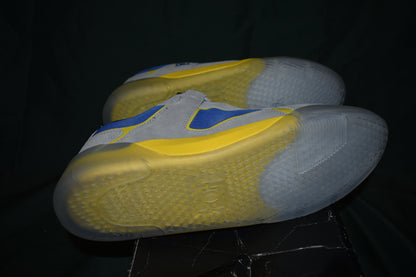 SHOES DC SIZE 13 MENS METRIC X HONGO CLEAR GREY/BLUE/YELLOW
