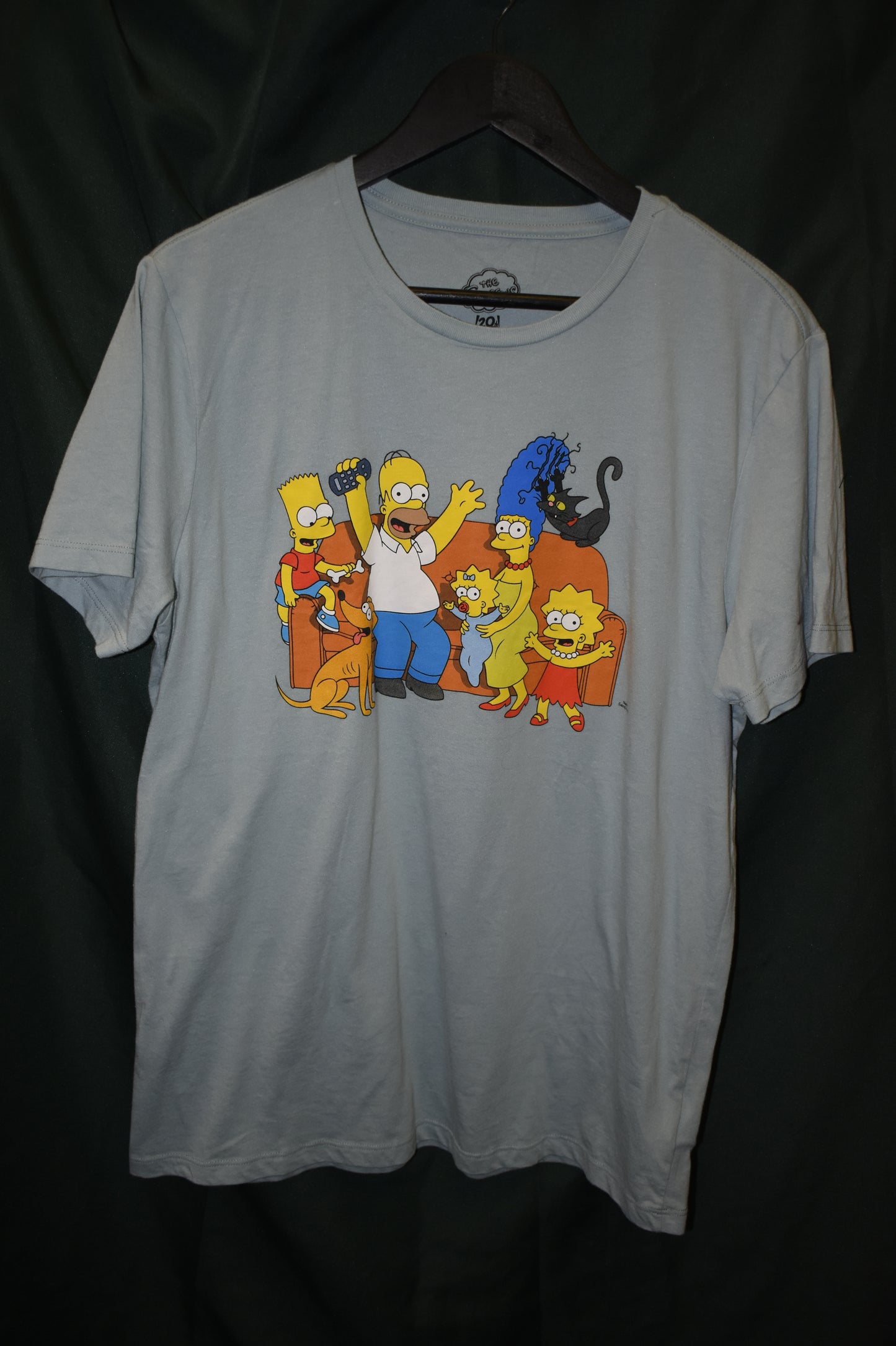 PREOWNED CARTOON SHIRT LARGE SIMPSONS