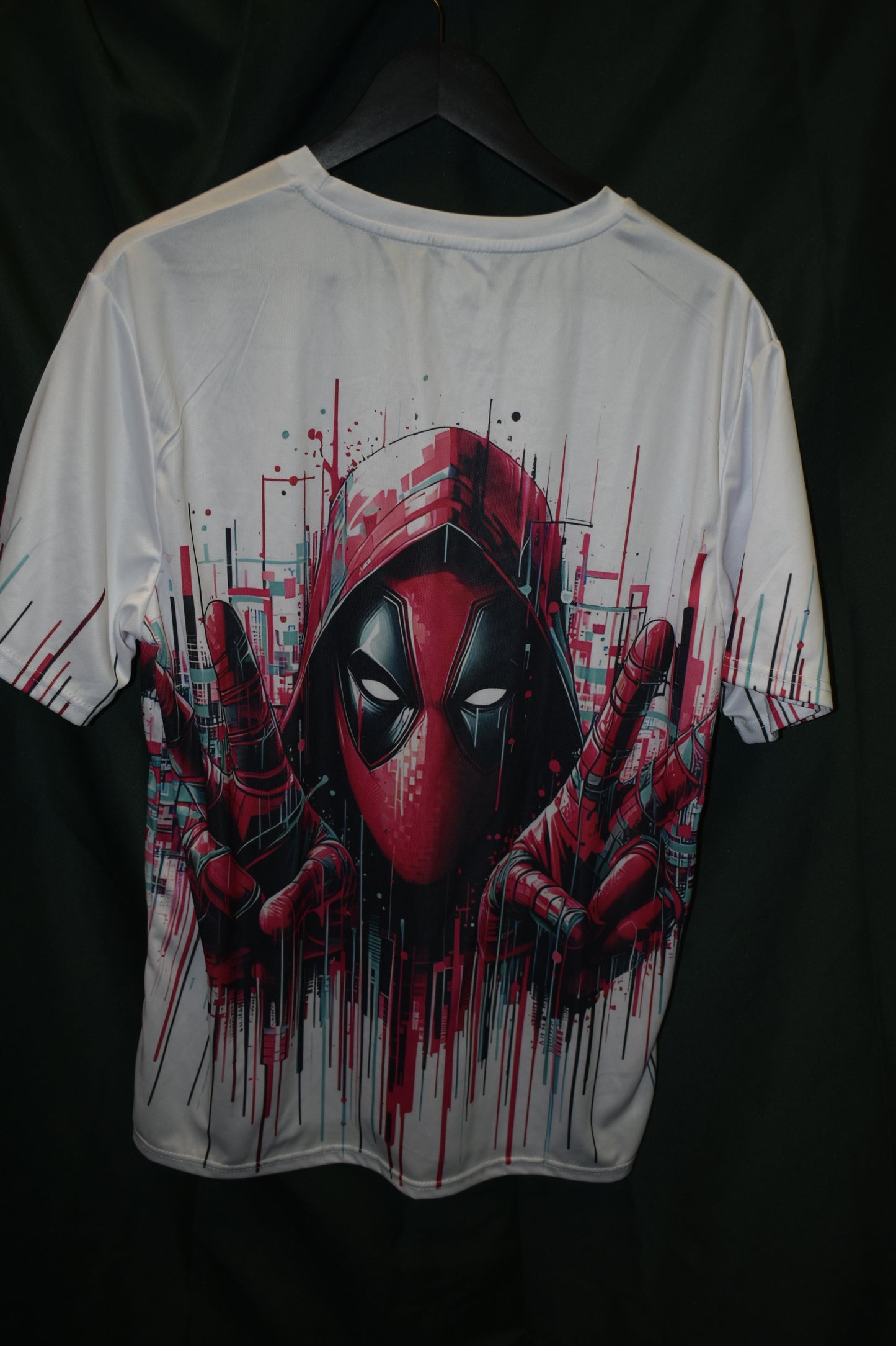 PREOWNED CARTOON SHIRT XL SPIDERMAN FULL