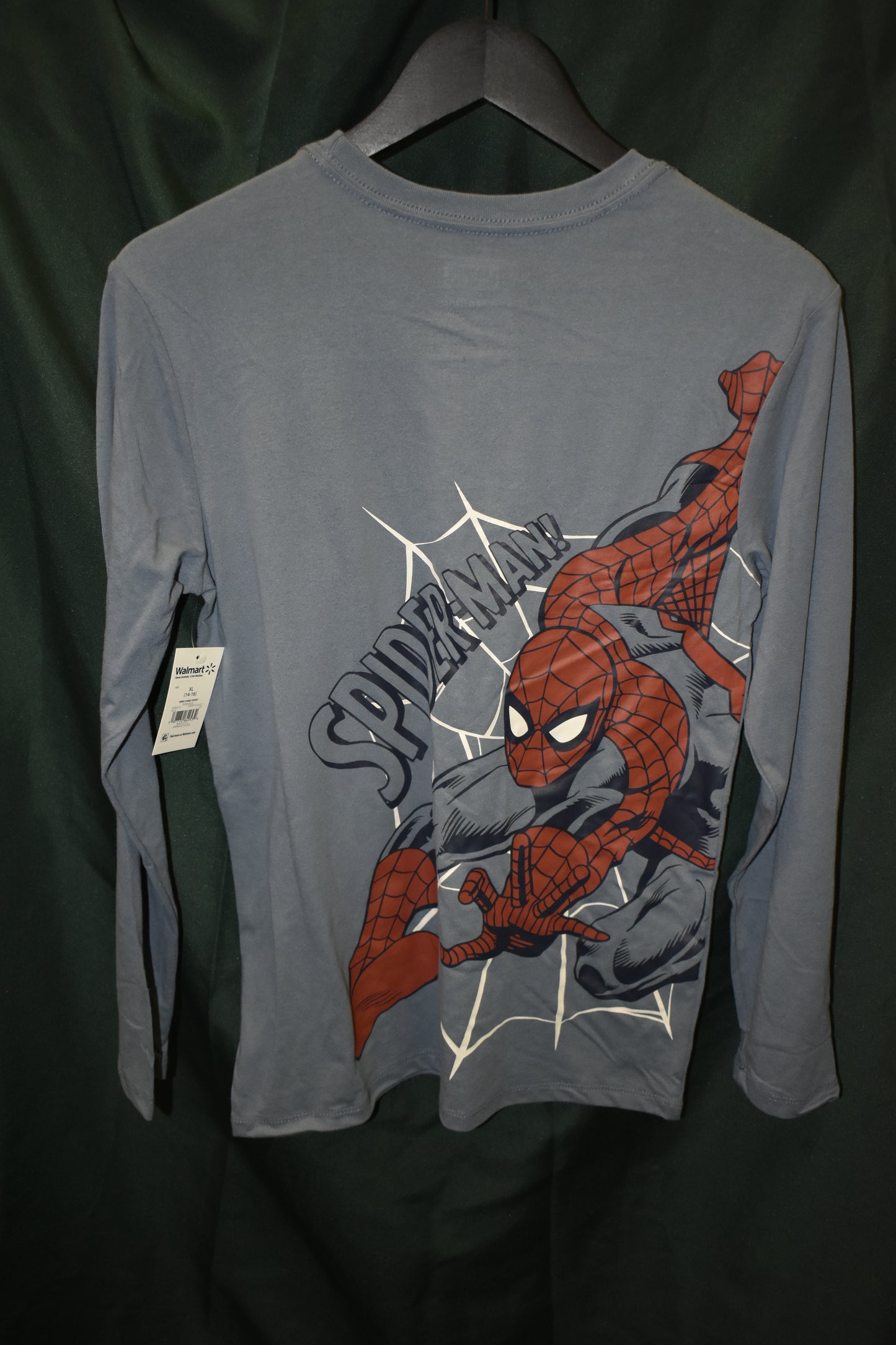 NEW CARTOON SHIRT YOUTH  XL 14/16 SPIDER MAN