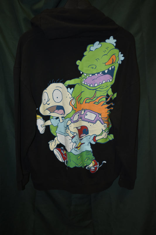 PREOWNED CARTOON HOODIE XL RUGRATS TOMMY CHUCKY RAPTAR