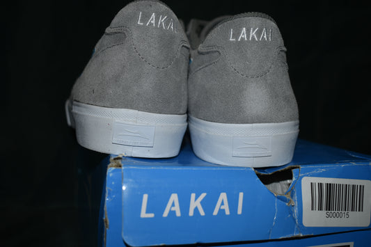 SHOES LAKAI SIZE 12 MANCHESTER GREY/TEAL/WHITE