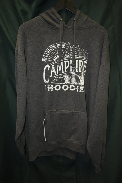 PREOWNED CARTOON HOODIE 2XL YOGI BEAR YELLOW STONE