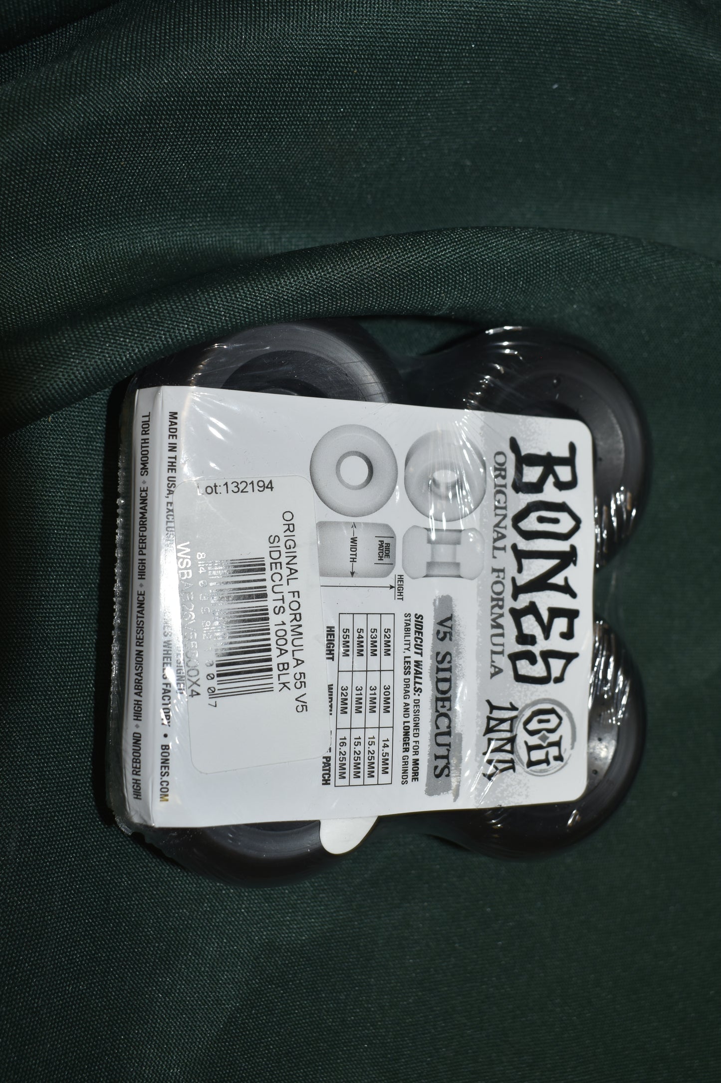 BONES WHEELS 55MM 100A OG