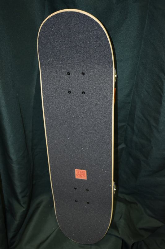 COMPLETE MID SIZE SKATEBOARD TRICKS 8.25 X 29.50 HAPPY MEAT