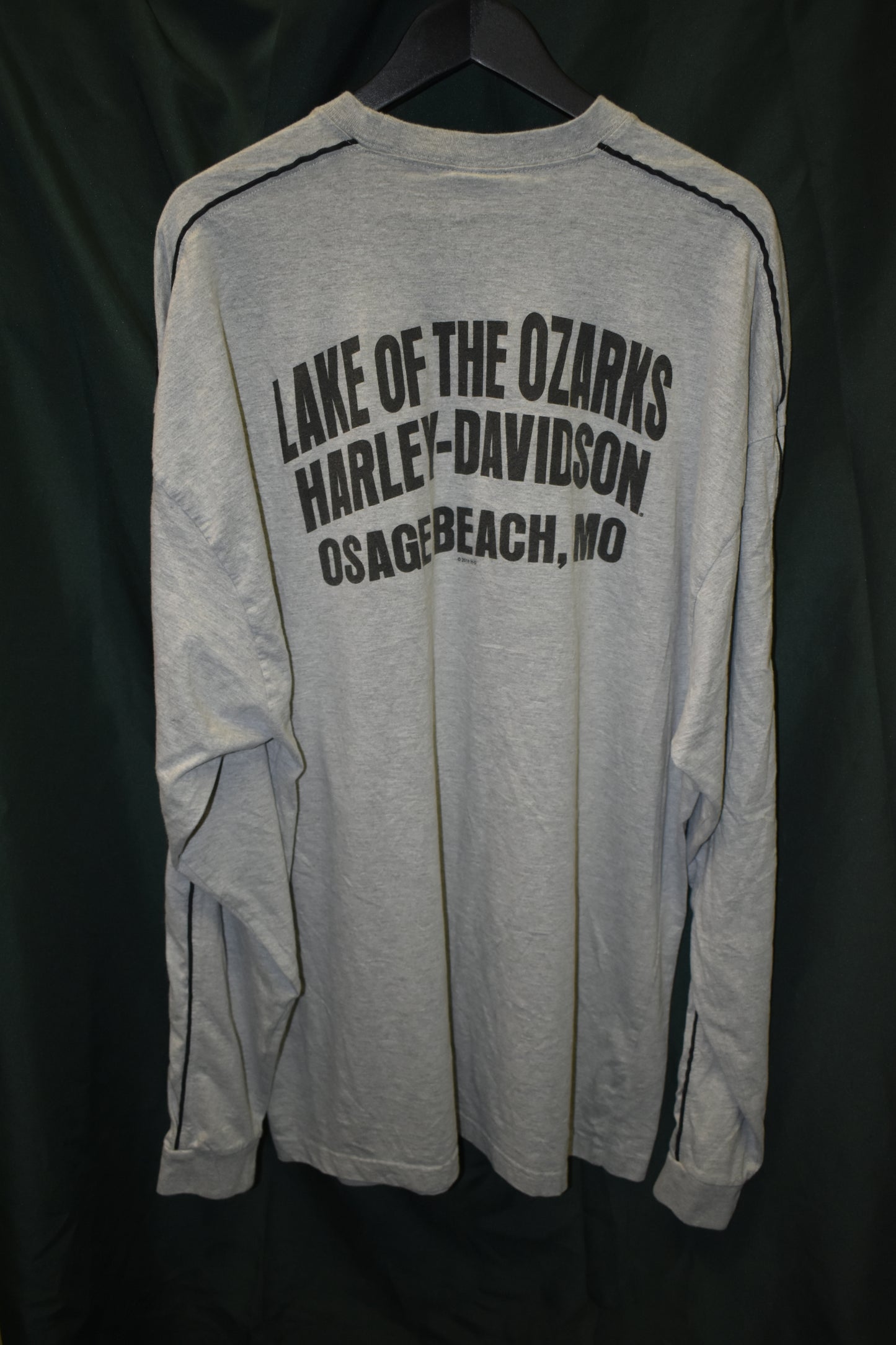 PREOWNED MOTORCYCLE LONG SLEEVE 4XL HARLEY CHECKER