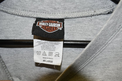 PREOWNED MOTORCYCLE LONG SLEEVE 4XL HARLEY CHECKER