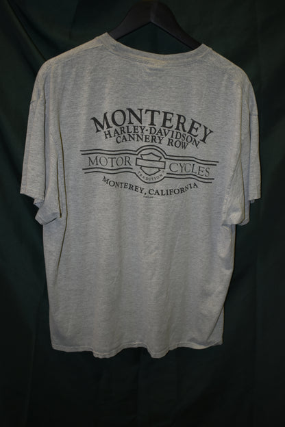PREOWNED MOTORCYCLE SHIRT XL HARLEY POCKET LOGO