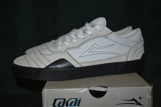 SHOES LAKAI SIZE 12 CAMBRIDGE ELITE BLACK/WHITE/SUMMIT WHITE