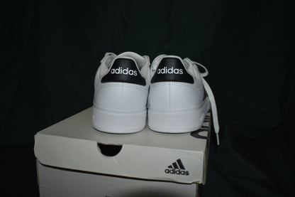 SHOES ADIDAS SIZE 7 MENS GRAND COURT 2.0 BLACK/WHITE
