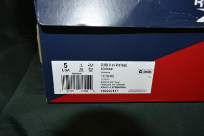 SHOES REEBOK SIZE 5 CLUB C 85 VINTAGE