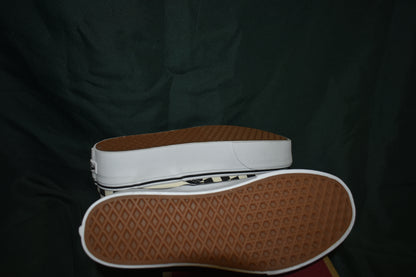 SHOES VANS SIZE MENS 10 CLASSIC SLIP-ON BLACK/WHITE CHECKER STACK