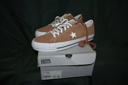 SHOES CONVERSE SIZE 13 MENS ONE STAR PRO OX BROWN/WHITE