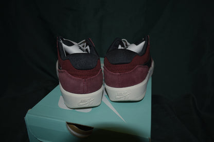 SHOES NIKE 6 MENS SB FORCE 58 DARK RED/BLACK