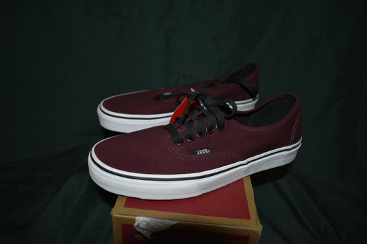 SHOES VANS SIZE MENS 6.5 WOMENS 8 AUTHENTIC PORT ROYALE/BLACK