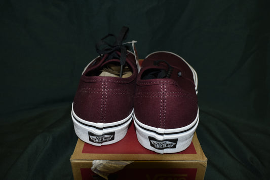 SHOES VANS SIZE MENS 6.5 WOMENS 8 AUTHENTIC PORT ROYALE/BLACK
