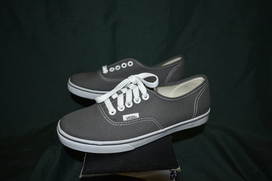 SHOES VANS SIZE MENS 4 AUTHENTIC LO PRO PEWTER/TRUE WHITE