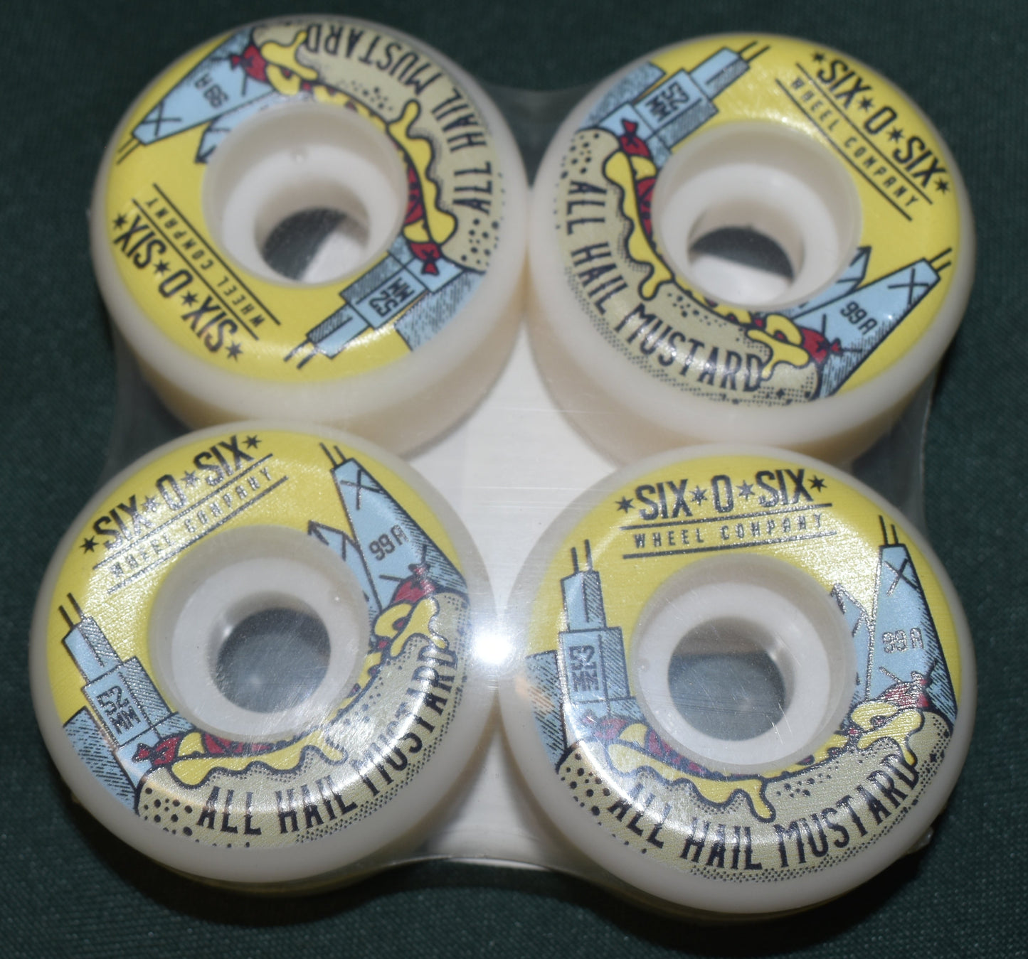 SIX O SIX WHEELS 52MM 99A ALL HAIL MUSTARD
