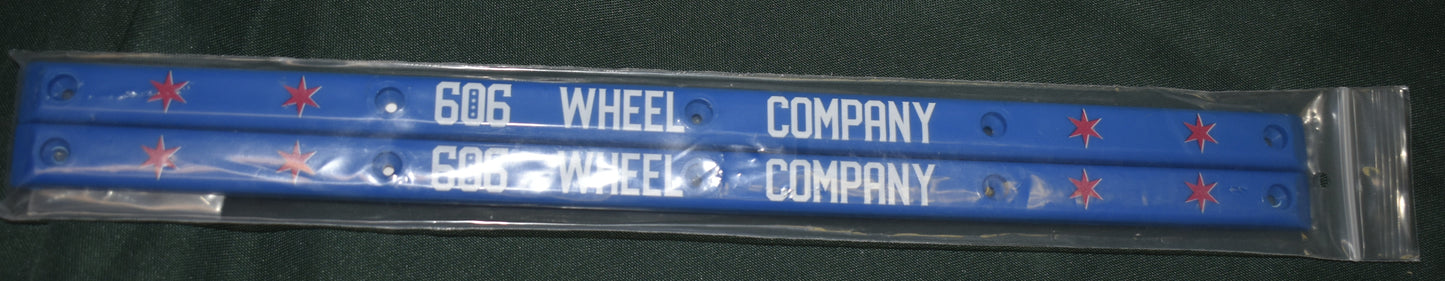 RAILS SIX O SIX 606 WHEEL COMPANY  BLUE LOGO