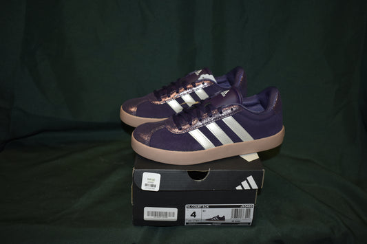 SHOES ADIDAS SIZE 4 VL COURT 3.0 SPORTSWEAR PURPLE