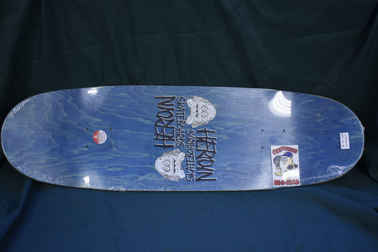 HEROIN DECK 9.75 AUNTIE RAZOR EGG WHEEL WELLS SHAPED