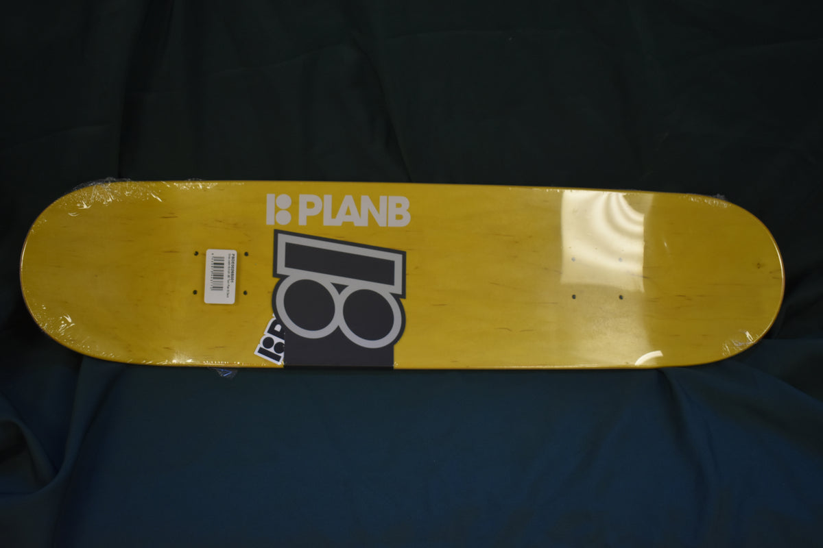 PLAN B DECK 8.0 JOSLIN GRIZZ TWIN TAIL DECK