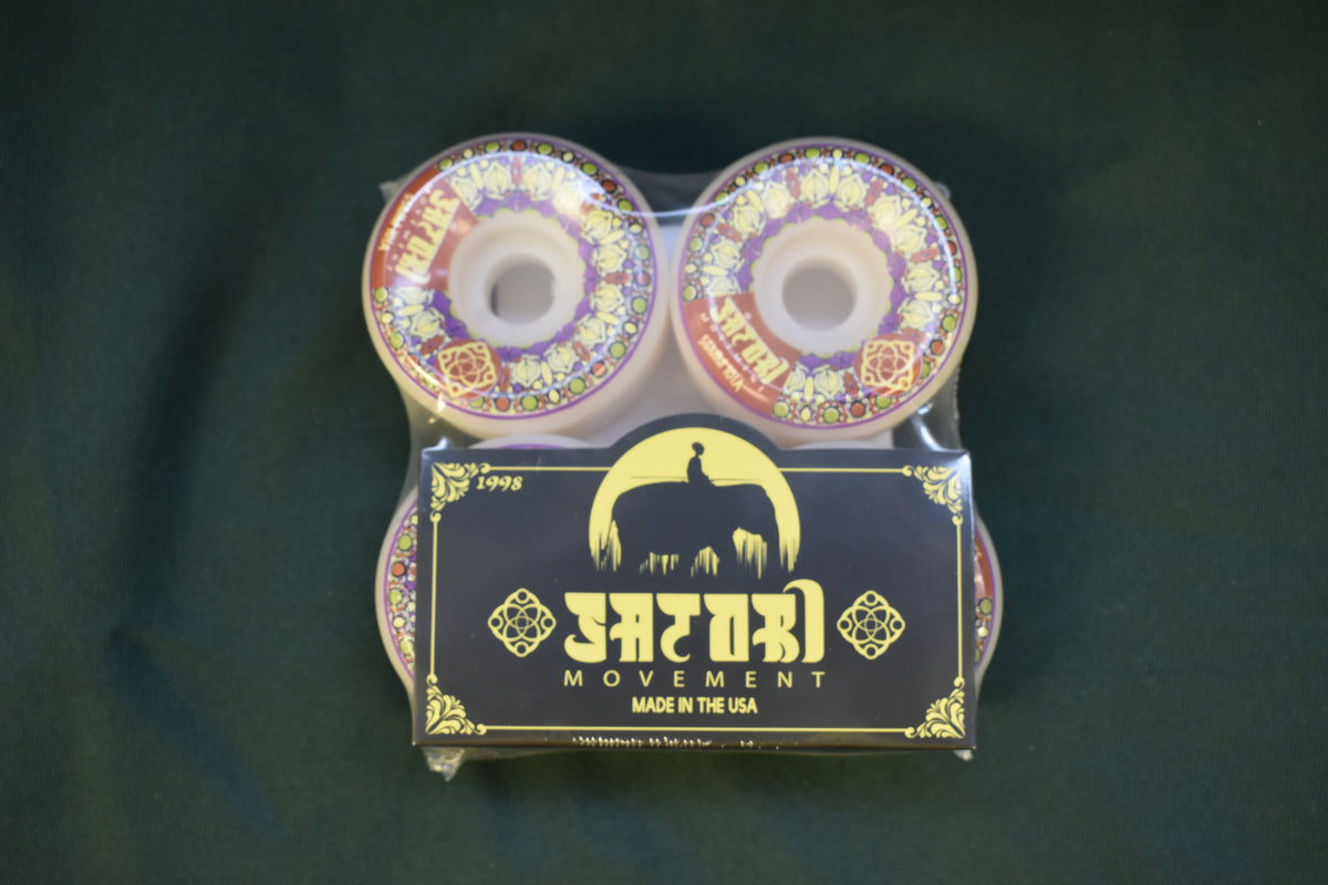 SATORI WHEELS 55MM 101A MANDALA CONICAL SHAPE
