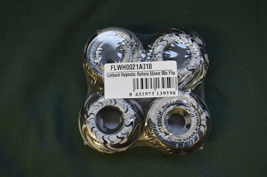 FLIP WHEELS 55MM 99A CUTBACK HYPNOTIC ROLLERS SWIRL