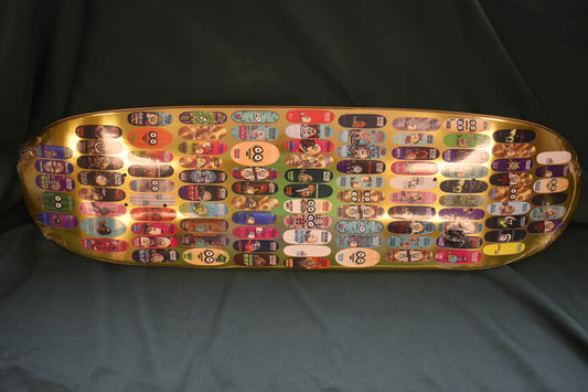 HEROIN DECK 9.125 TEAM 100TH EGG GOLD FOIL SHAPED