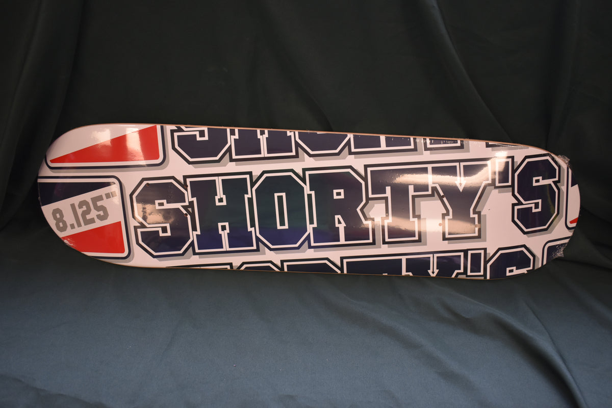 SHORTY'S DECK 8.125 TEAM ICON LONG DECK