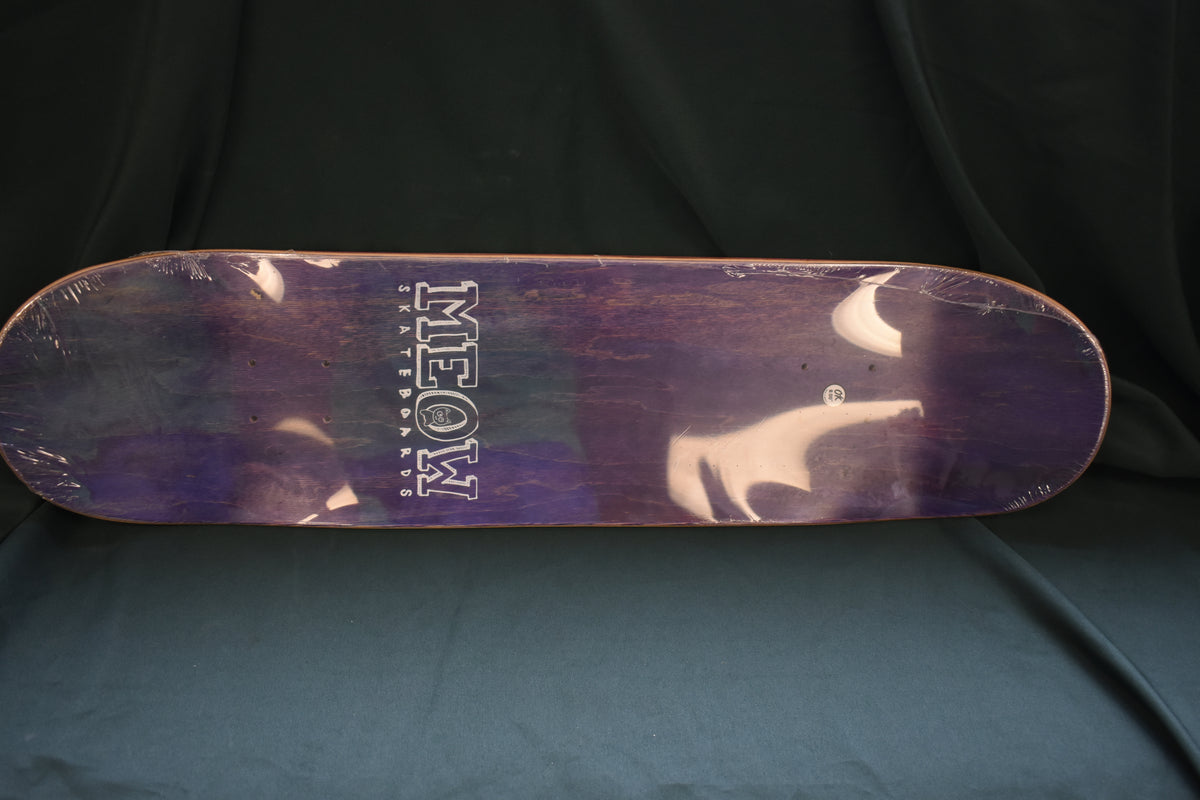 MEOW DECK 8.0 TEAM STICKER PILE TEAL