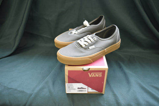 SHOES VANS SIZE MENS 6.5 WOMENS 8 AUTHENTIC GUM OBSIDIAN FERN