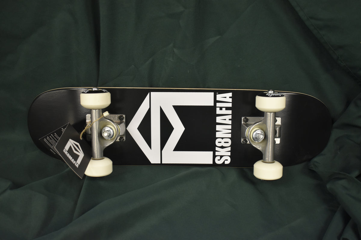 COMPLETE SK8MAFIA HOUSE LOGO 6.0 X 23.5 STAIN MICRO BLACK