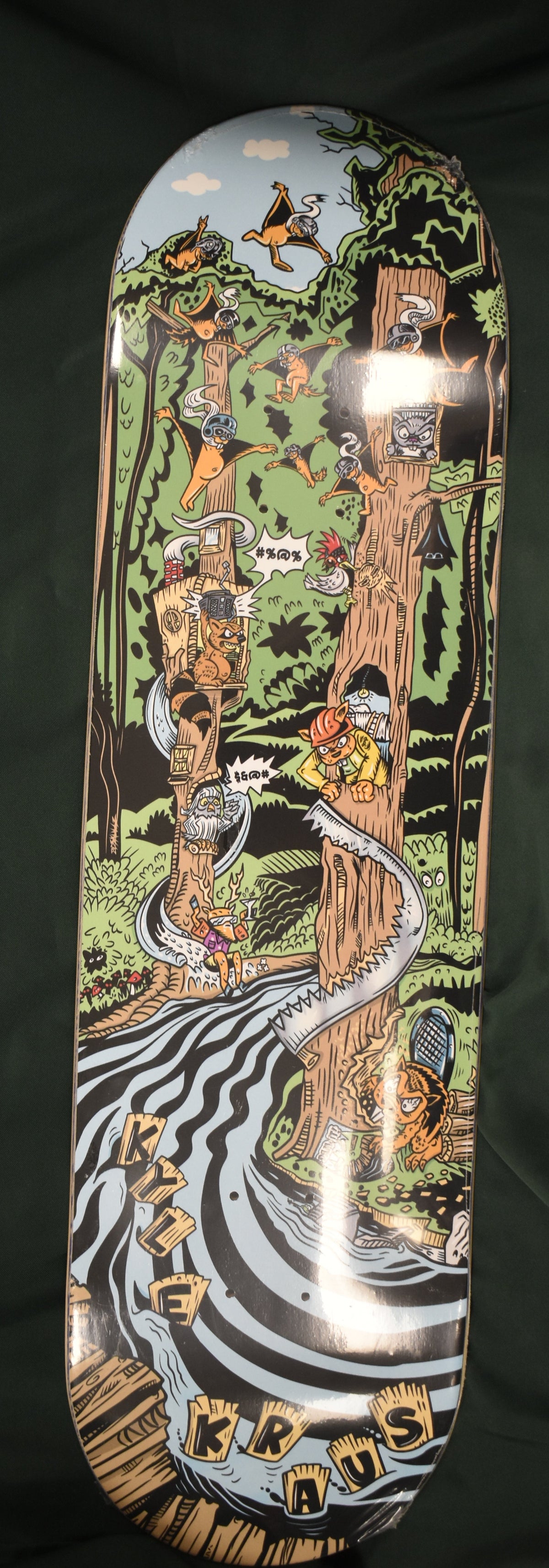PARDON MY THRASHING  DECK 8.75 KYLE KRAUS PRO MODEL GET BUCK WILD