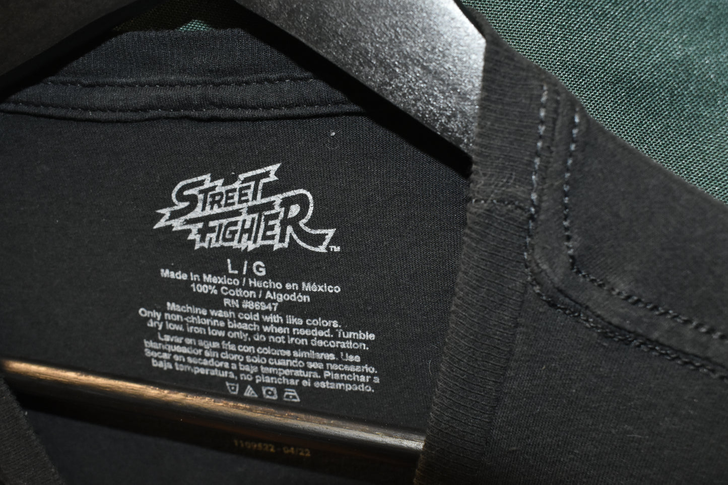 PREOWNED GAMER SHIRT LARGE STREET FIGHTER