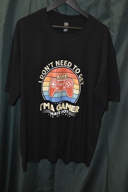 PREOWNED GAMER SHIRT XXL GAMER LIFE