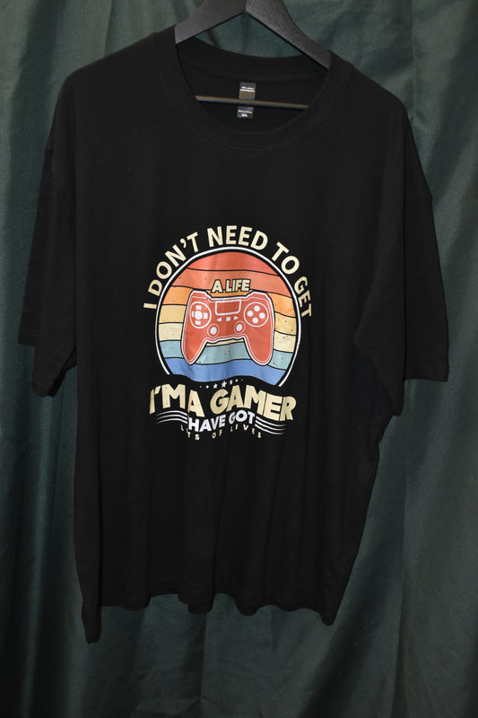 PREOWNED GAMER SHIRT XXL GAMER LIFE